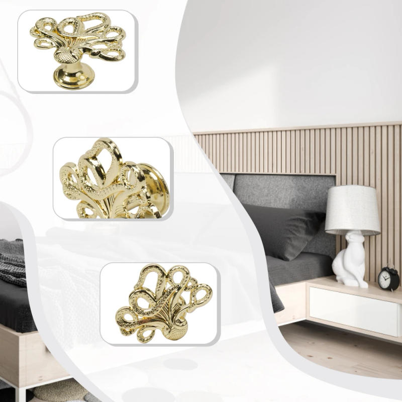 Description Picture 6 of itemOctopus Shape Zinc Alloy Furniture Handle Door Cabinets Knobs For Children Room Retro Dresser Drawer Knobs Home Handle Decor