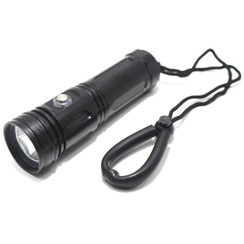 Description Picture 5 of item3000lm LED Diving Flashlight with Power Indicator IPX8 Waterproof L2 Professional Rechargable Tactical Dive Light Torch