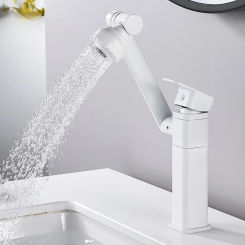 Multifunction Bathroom White Basin Sink Faucet Hot Cold Gold  Mixer Crane Antique Bronze Universal Water Taps