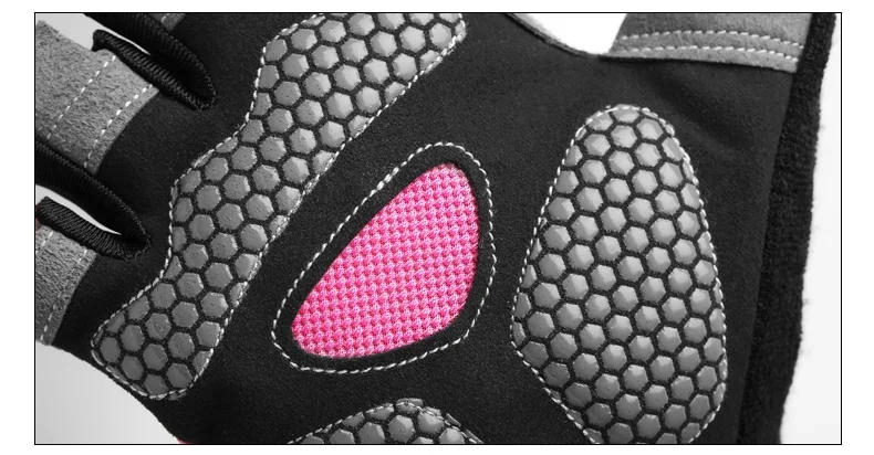 Description Picture 6 of itemHalf Finger Gloves Gym Fitness Anti-Slip Women Men Gel Pad Gloves Gym Cycling Fingerless Gloves Bicycle Accessories