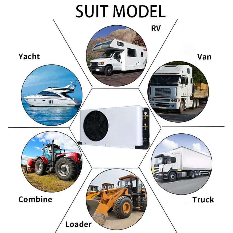 Description Picture 5 of item12v 24v Dc Mini Split Rv Truck Portable Air Conditioner For Caravan