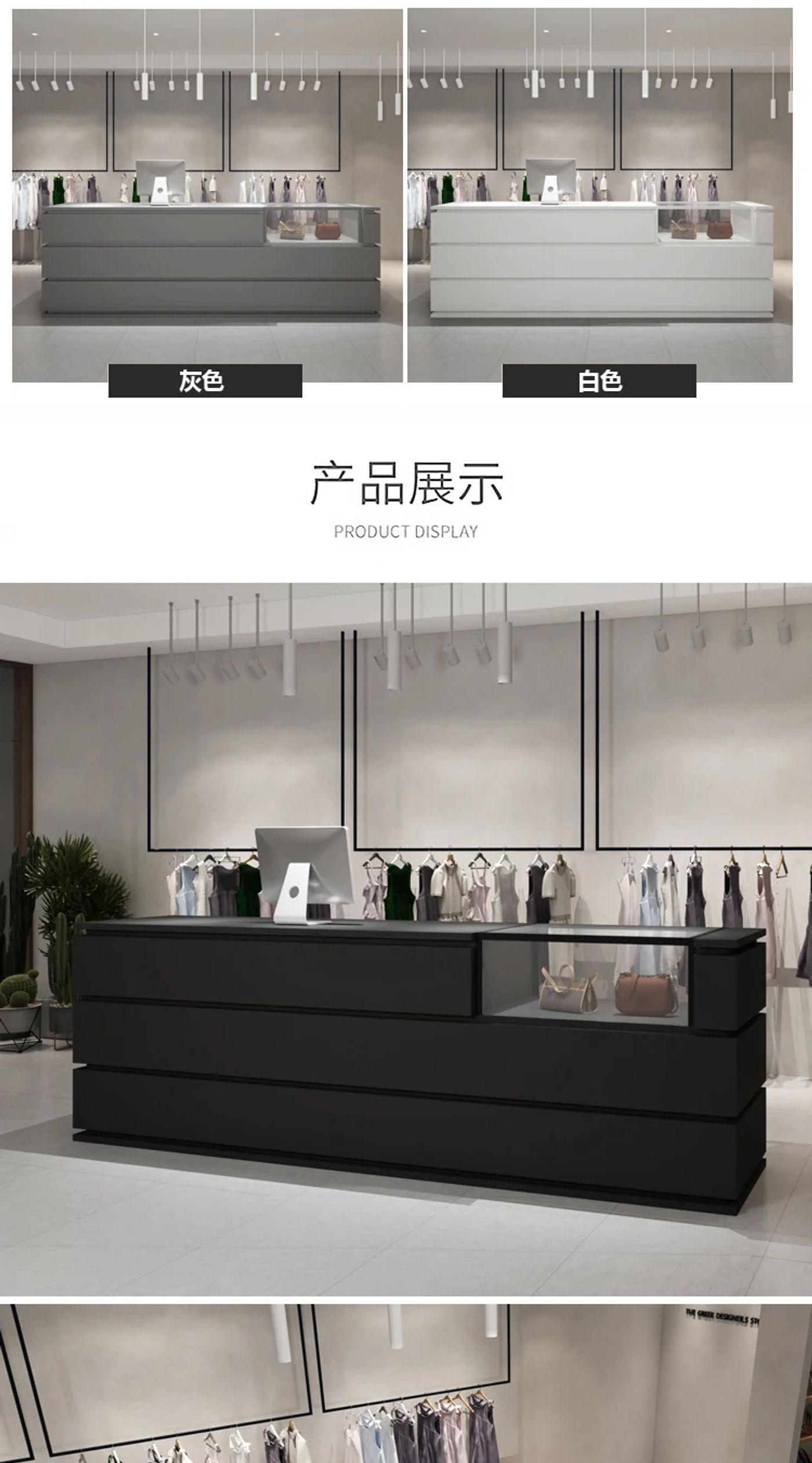 Description Picture 5 of itemBar Pulpit Office Desk Lectern White Wooden Podium Pulpitos Hair Salon Counter Register Laudry Cabinet Bureau Shop Furniture