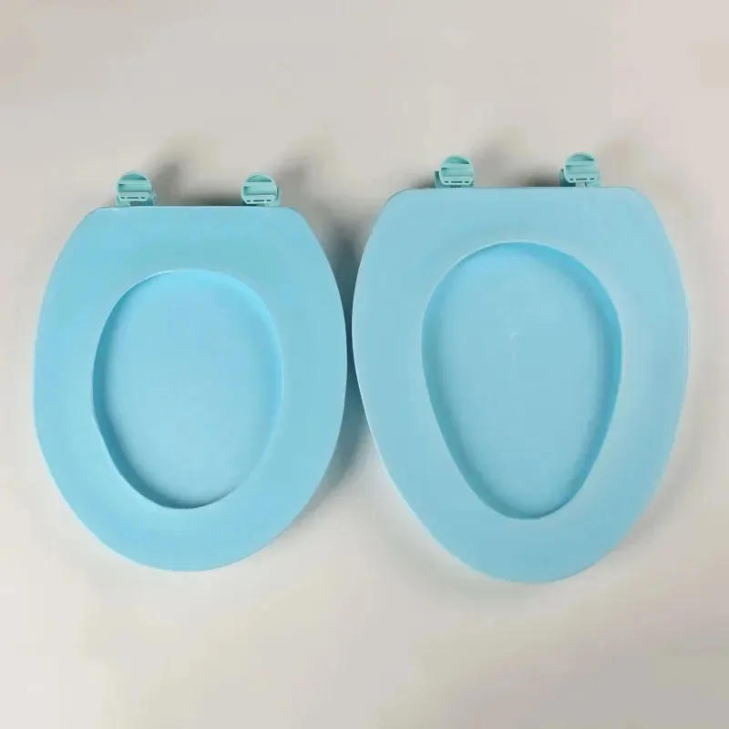 Description Picture 3 of itemSilicone Toilet Cover Household Bathroom Waterproof EVA Rubber Soft Seat Toilet Cover Pad Removable Household Soft Comfortable