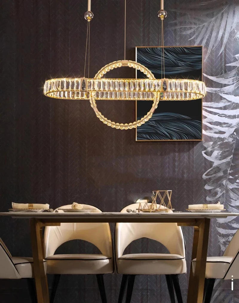 Description Picture 2 of itemhome decorationPendant lights, luxury crystal living room chandelier, bedroom Pendant lamp, ceiling light, indoor lighting