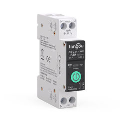 Tasmota WiFi MCB Smart Circuit Breaker Over Current Under Voltage Protection Power Metering 1-63A MQTT DIY Smart Switch