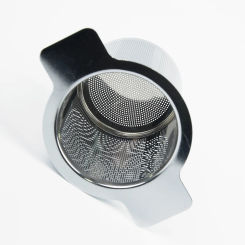 Stainless Steel Dual Ear Fine Tea Strainer Mesh Filter Strainer Silver Tea Infuser Fine Practical New 2018 High Quality