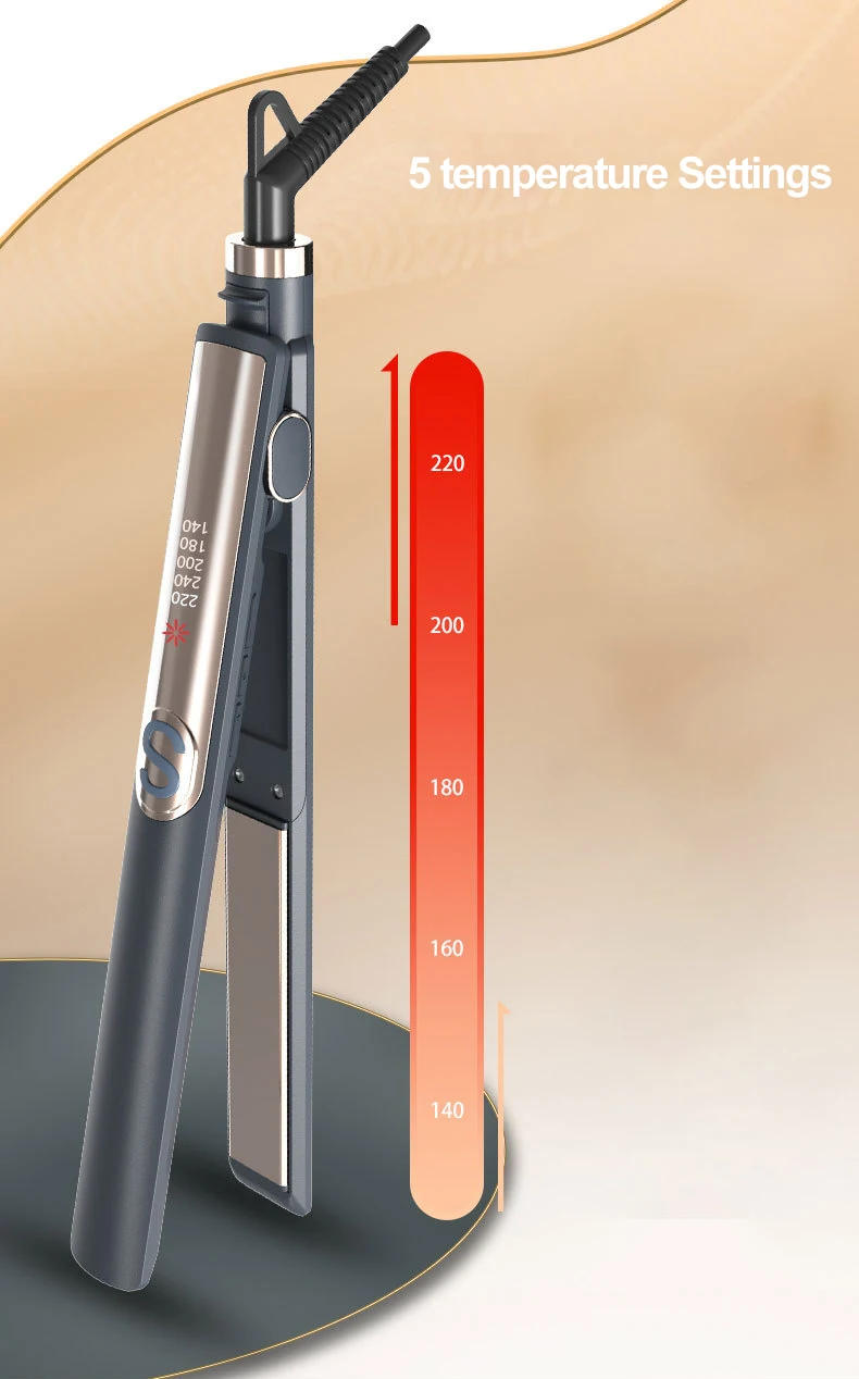 Description Picture 4 of itemNew Professional 450 Degrees Ceramic Tourmaline Ionic Flat Iron Hair Straightener For Styling Hair Efficient and Convenient