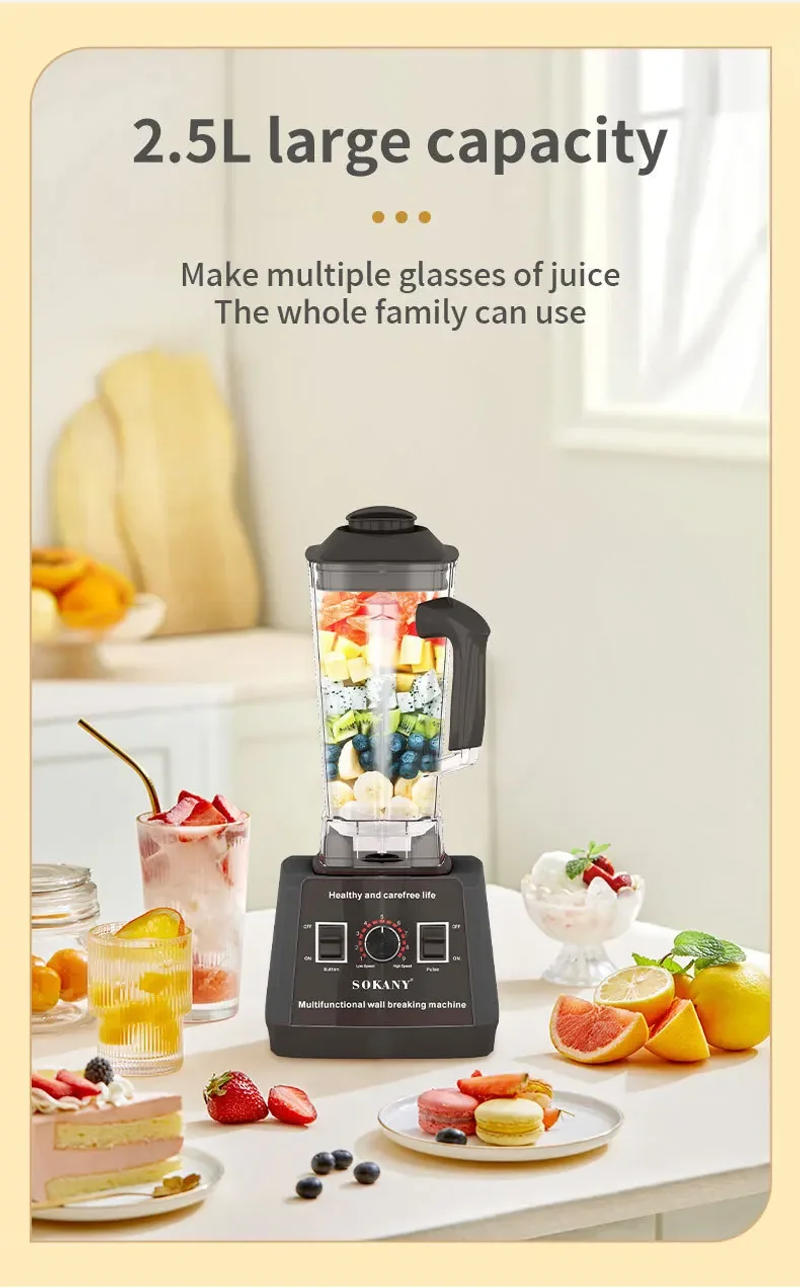 Description Picture 4 of itemHouselin 5000W Professional Blender and Food Processor Combo for Smoothies, Shakes, With coffee bean grinder function