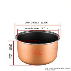 Rice Cooker Inner Bowl for Redmond RMC-250  RB-C422Rice Cooker Replacement Inner Pot