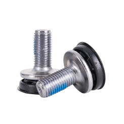 ZTTO Bicycle Square Tapered Spindle Crankset Screw M8*15mm Spline Ebike ISIS Crank Bolts MTB Road Bike BB JIS ISO Bottom Bracket