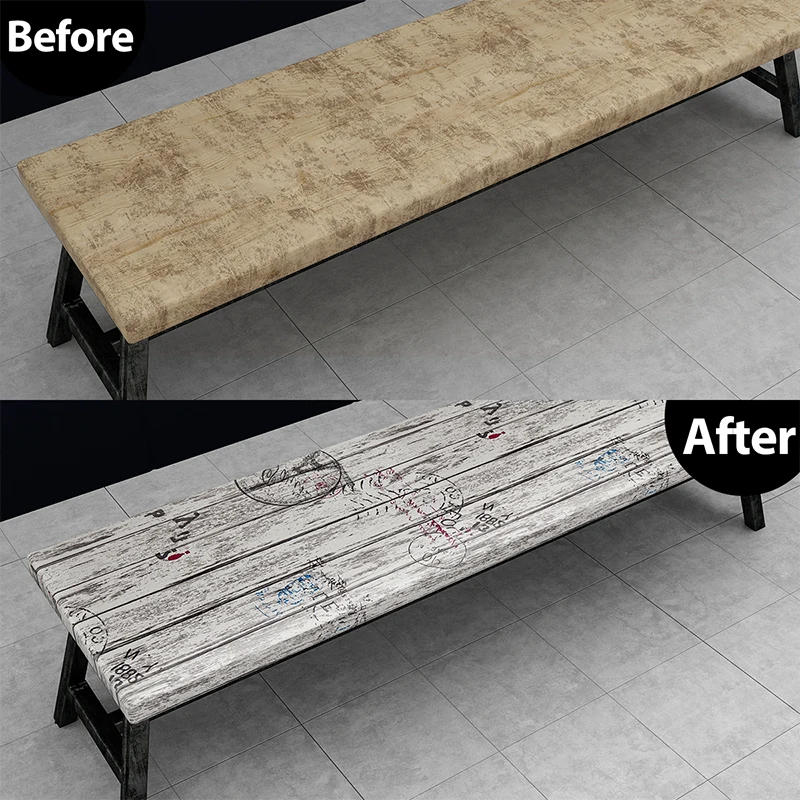 Description Picture 6 of itemWood Pattern Wall Sticker Waterproof Self Adhesive PVC Wallpapers Contact Paper Bedroom Wardrobe Furniture Renovate Stickers