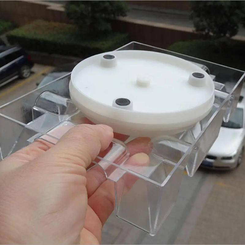 Description Picture 4 of itemRotating Card Tray Deck Clear Rotating Playing Card Tray Sturdy Swivel Cards Holder For Kids Adults And Poker Tables