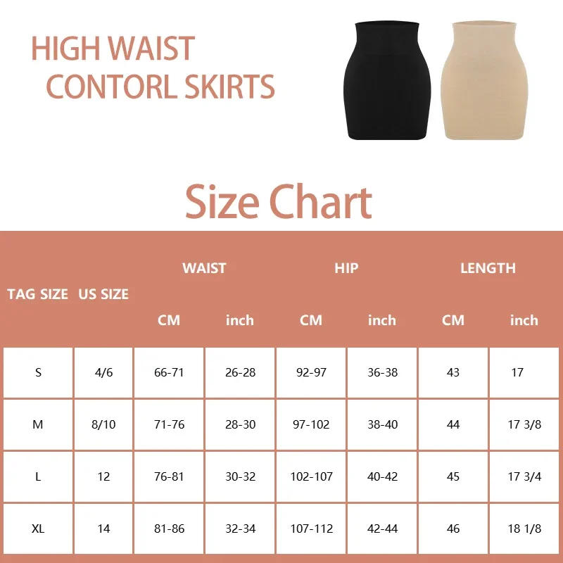 Description Picture 2 of itemTummy Control Smooth Body Shaper Half Skirts for Under Dress Built-in Thongs Control Slips Women Shapewear Butt Lifter Underwear