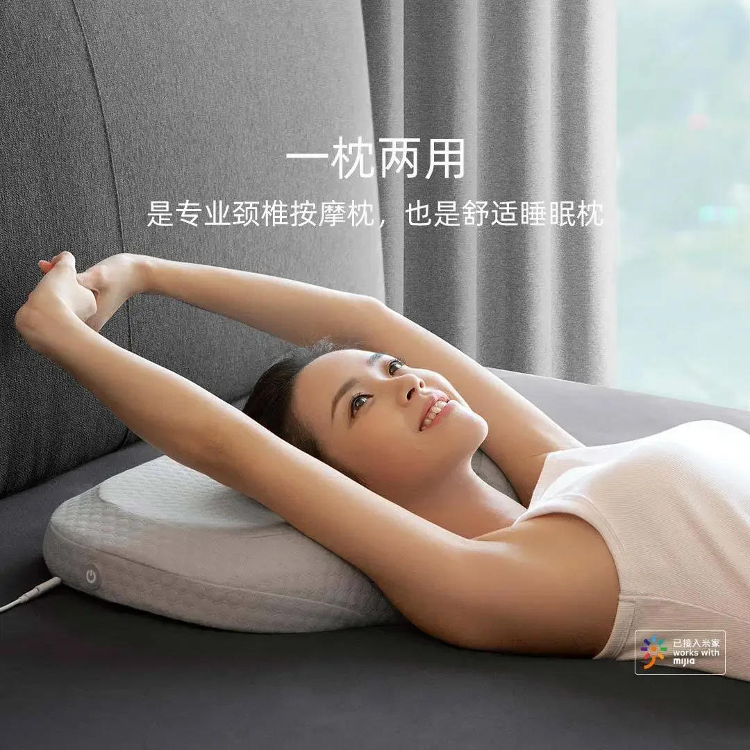 Description Picture 5 of itemAI Intelligent Cervical Massage Sleep Pillow Airbag Electric Massage Warm Heat Apply Cervical Shoulder and Neck Repair Pillow