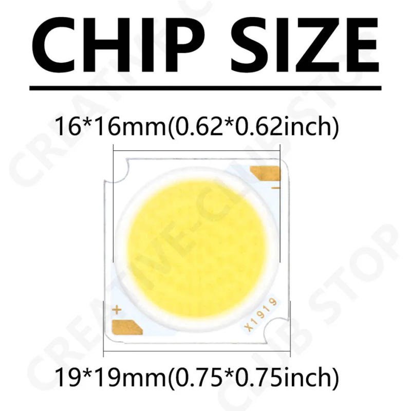 Description Picture 2 of item10PCS 12W 15W 18W 20W 24W 30W 36W Bridgelux LED Chip Cold White 6000K Diode Array Matrix For DIY Spotlight Downlight Floodlight