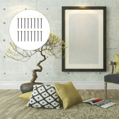 60 Pcs Copper Head Nail Professional Picture Copper-head Hangers Hanging Hook Pin Home Photo Nails Iron Office Clothes