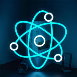 Numerator Neon Led Sign Science Game Room Decoration For Wall Decor Dimmable USB Powered Neon Lights Scientific Art Gifts Lamp