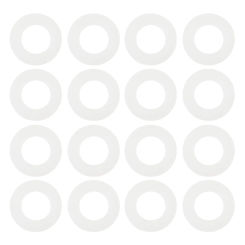 20 Pcs Round Gasket Flat Replacement Nylon Sealing Washer Screw Fastening Washers
