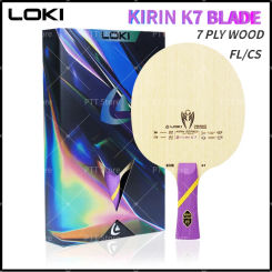 Orginal LOKI Kirin K7 Table Tennis Blade 7 Layers Wood Ping Pong Blade Professional Training Ping Pong Racket OFF+ Loki Blade
