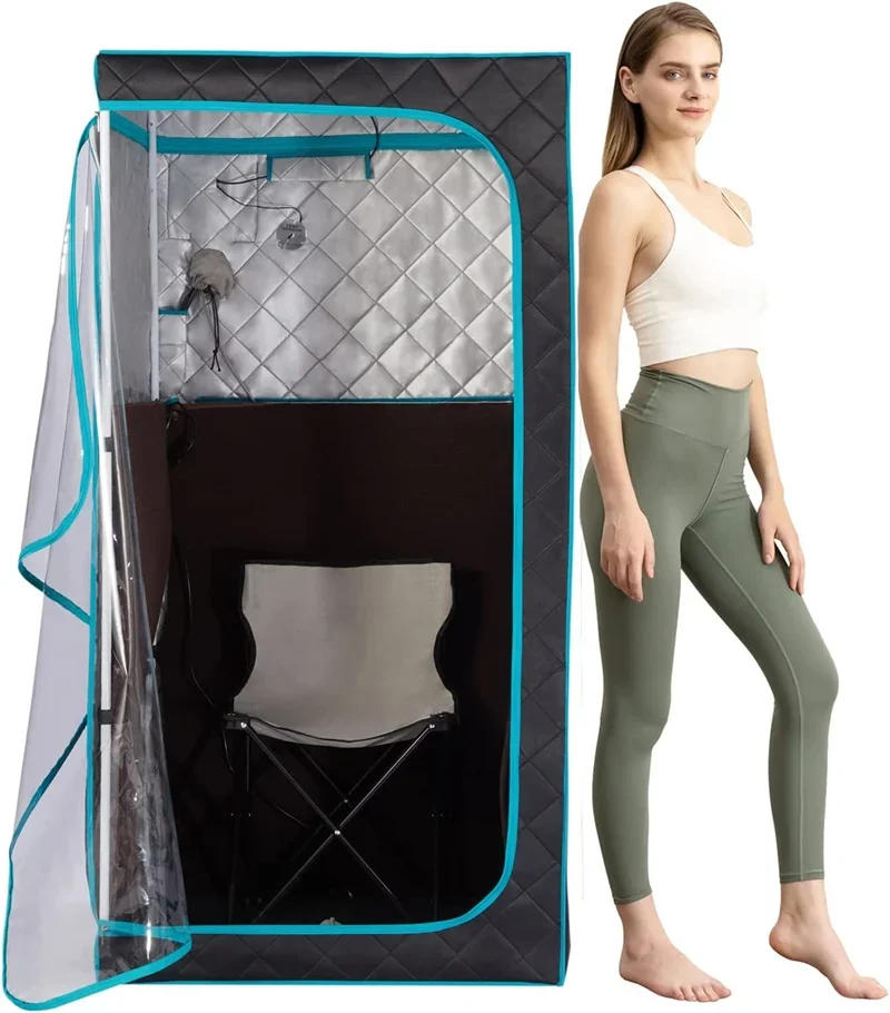 Description Picture 6 of itemPortable Far Infrared Sauna with FAR Infrared Carbon Panels Home Spa Detox Body Therapy  Sweat Steaming 사우나