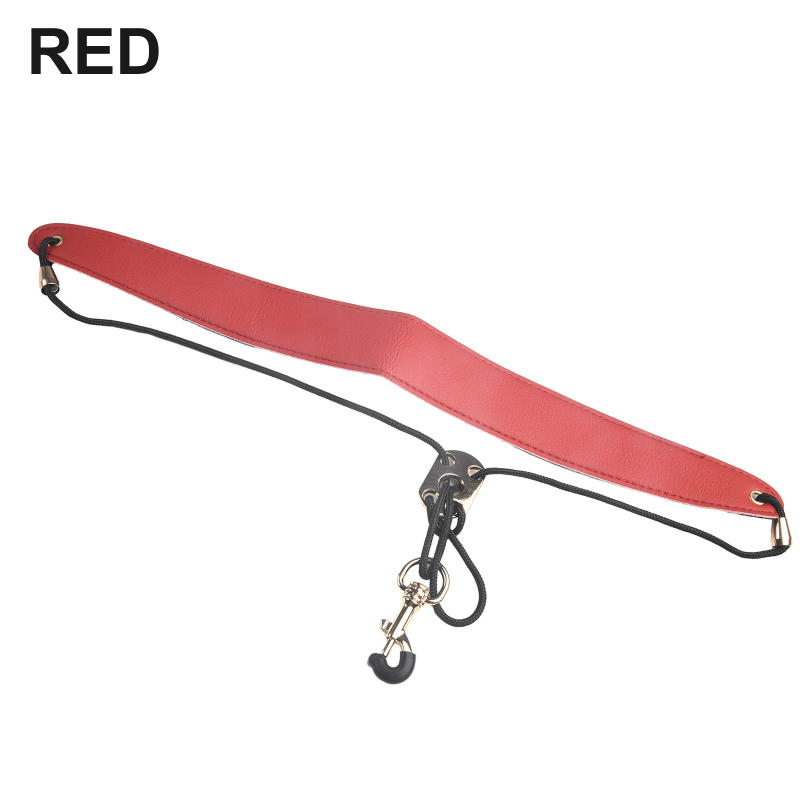Description Picture 6 of itemFor Bassoon For English Horn For Most Bass Clarinet For Saxophone Parts Saxophone Neck Strap Brown White Blue Red