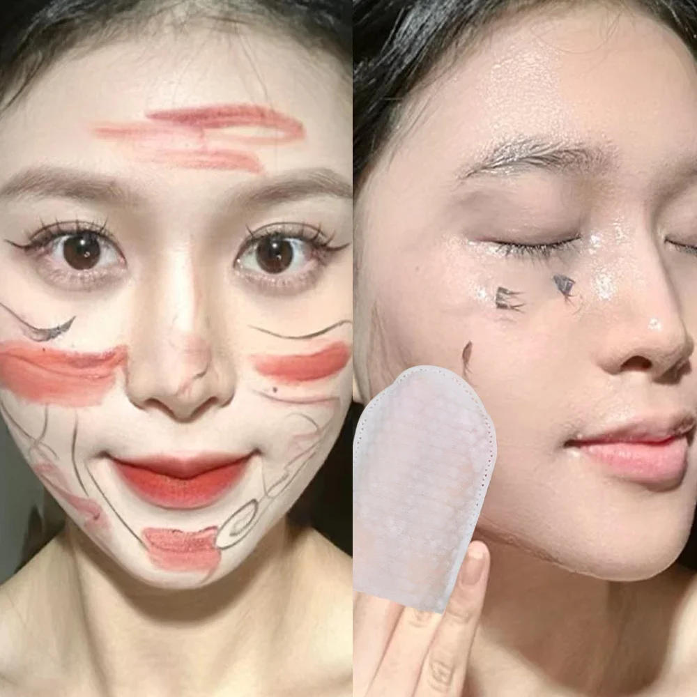 Description Picture 6 of item120/360Pcs U-shaped Makeup Removal Cotton Pads Disposable Removal Cleansing Soft 80G Pearl Embossing Cotton Pads Skin Care Tools