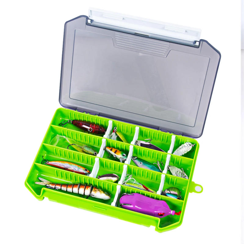 Description Picture 4 of itemFishing Box Portable Accessories Box Fisherman Tackle Box Plastic Bait Boxes Hook Organizer Storage Tool For Carp Fishing Goods