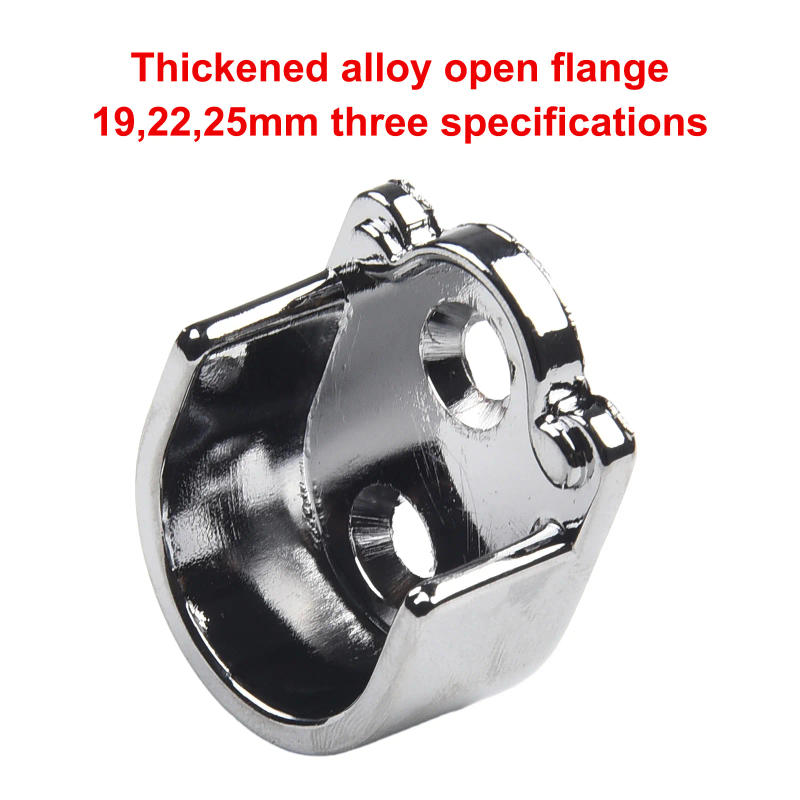 Description Picture 6 of itemSecure Wardrobe Support, 2Pcs Wardrobe Rail Hanger Rod Socket Support Tube Round End Bracket Holder, Easy Installation