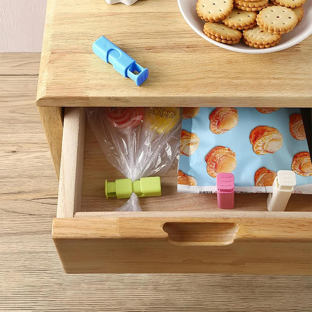 Description Picture 6 of item60-1Pcs Food Sealing Clips Bread Storage Bag Clips For Snack Wrap Bags Spring Clamp Reusable Kitchen Organization Sealing Clamp