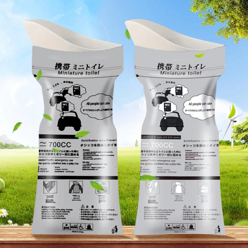 Description Picture 4 of item1/5/10Pcs Outdoor Emergency Disposable Urinate Bags Portable Toilet Easy Take Piss Bags 700ml Mini Mobile Toilet Vomit Bag