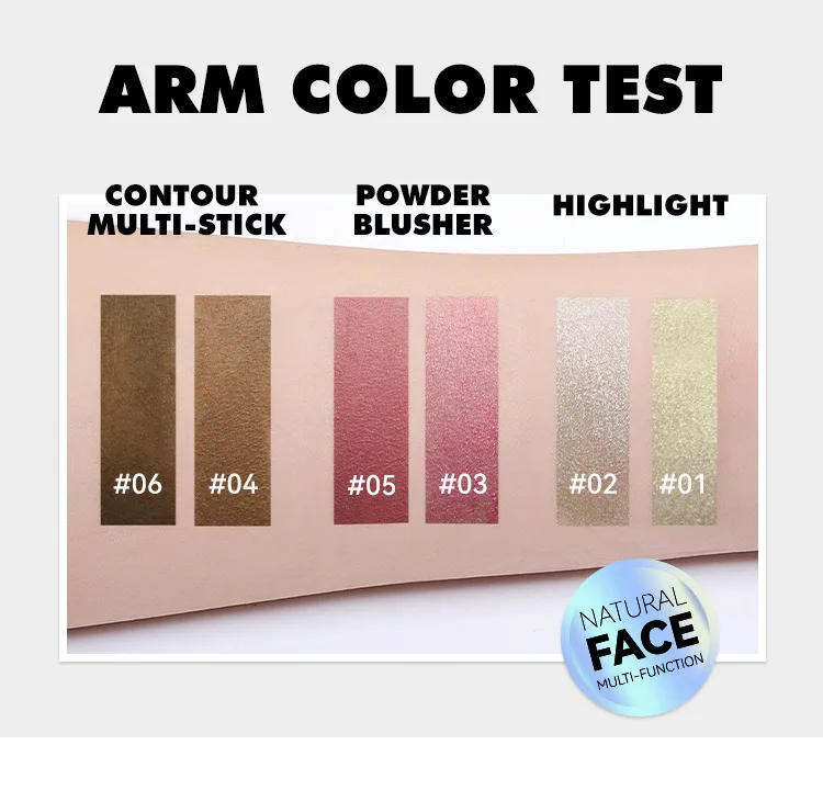 Description Picture 6 of itemFace Contour Bronzer Stick Face Brighten Highlighter Bar Shimmer Highlighter Blush Stick Concealer Cream Makeup Tool Cosmetics