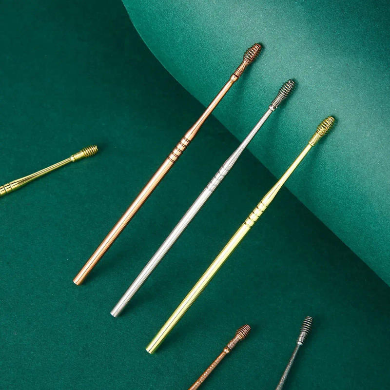 Description Picture 2 of itemStainless Steel Ear Wax Pickers Earpick Wax Remover Curette Ear Pick Cleaner Ear Cleaner Spoon Care EarClean Tool Health Care