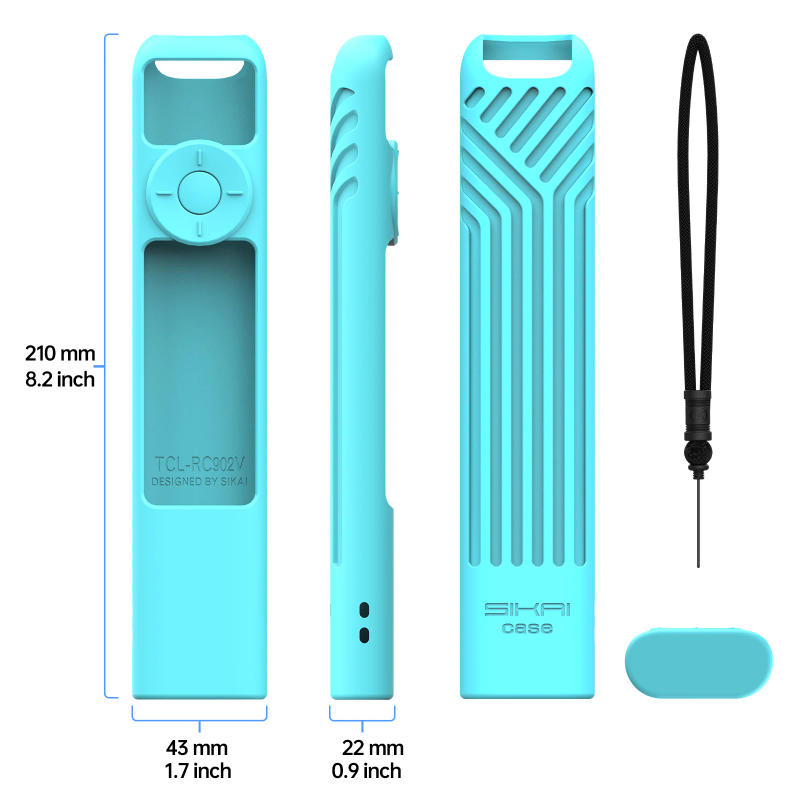 Description Picture 3 of itemSilicone Cover for TCL RC902V FMR1/RC833(2023) Voice Remote Control Case for 55R646 55S546 65R646 65S546 75R646 75S546 Series TV