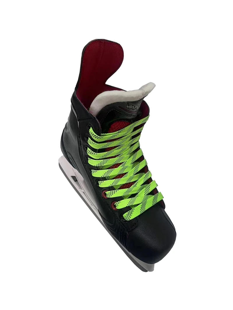 Description Picture 6 of itemJofa Skate Laces Hockey 84 96 108 120in Dual Layer Braid Extra Reinforced Tips Waxed Tip Design Ice Hockey Skate Hockey