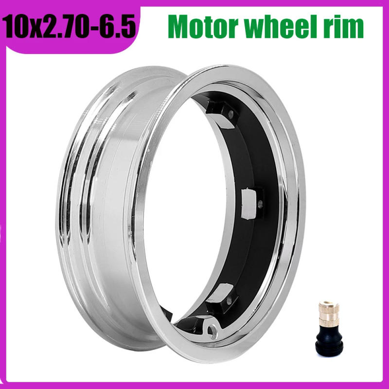 Description Picture 2 of item10x2.70-6.5 Dual Drive Motor Wheel Rim for 10 Inch Electric Scooter Dualtron 3 Speedway5 DT3 with Air Valve - Hub Accessory