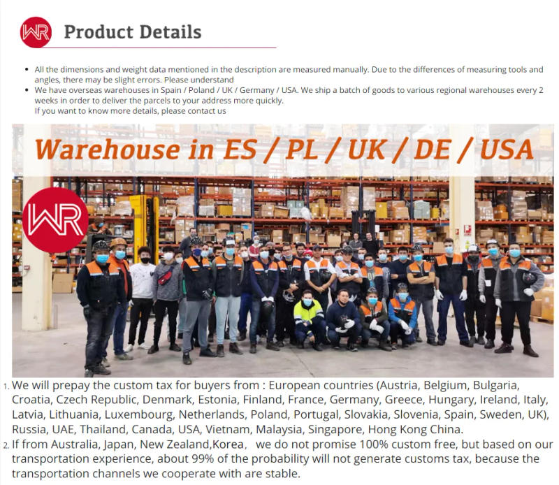 Description Picture 2 of itemKAABO Wolf King GTR Extended Mudguard Suit For Wolf Warrior 11inch Electric Scooter Wolf King GTR Extended Fender Parts