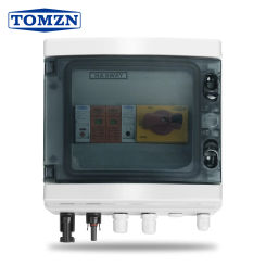 Solar photovoltaic PV Combiner Box With Lightning Protection 1 input 1 out DC 1000V Fuse MCB SPD Waterproof Box IP65