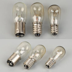 Sewing Machine LED Bulb Threaded /Plug-in Incandescent Lamp Corn Fridge Lighting Craft E12/BA15D/E14 Sewing Machine Accessories