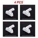 1/2/4PCS Aluminum Alloy Child Safe Security Window Door Sash Lock Safety Lever Handle Sweep T-lock Security Door