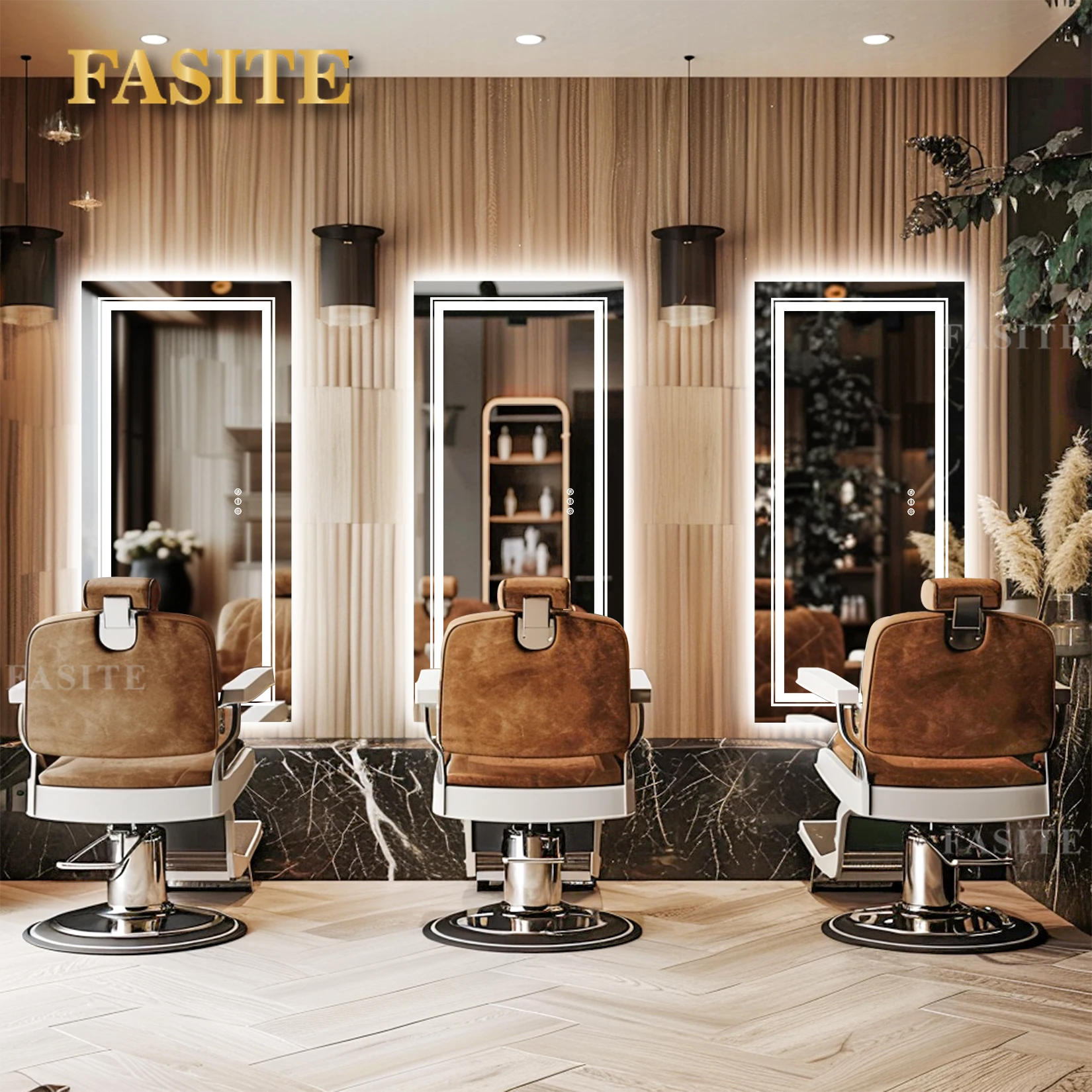 Description Picture 3 of itemLED Bathroom Mirror Large Illuminated Dimmable Vanity Mirror with Lights, Backlit and Front Lighted Makeup Mirror for Wall