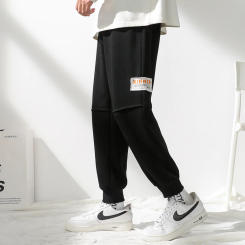 Autumn men's casual pants trendy versatile Korean version loose fitting leggings men's pants M-4XL