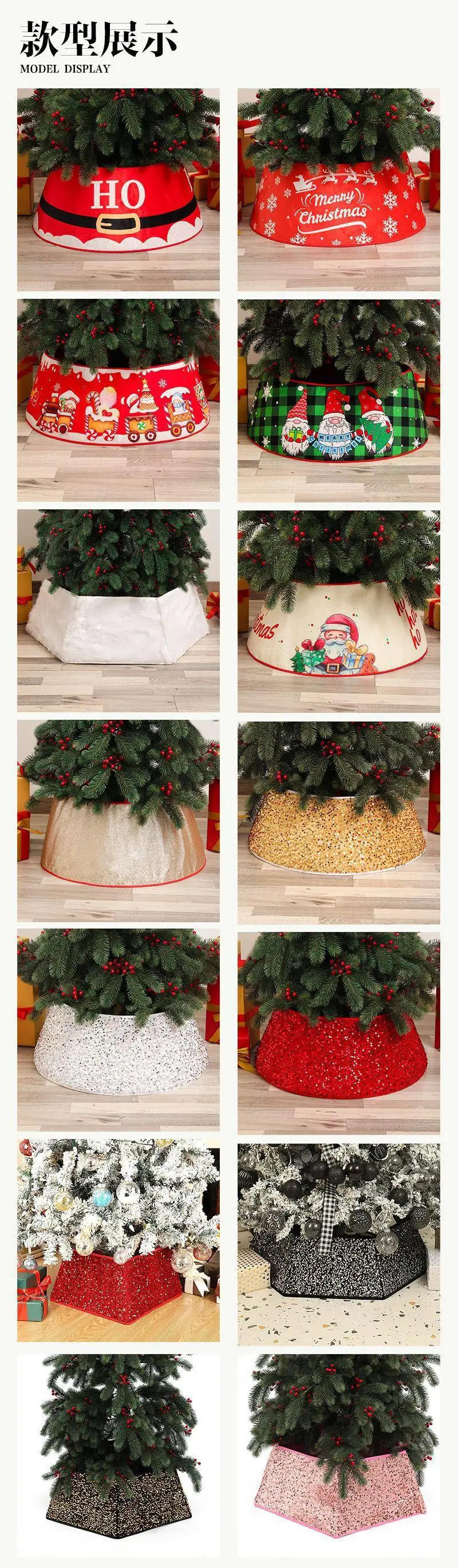 Description Picture 2 of itemChristmas Tree Decor Surround Base Merry Christmas Decorations for Home Xmas Ornaments Navidad Tree Skirts 2025 Happy New Year