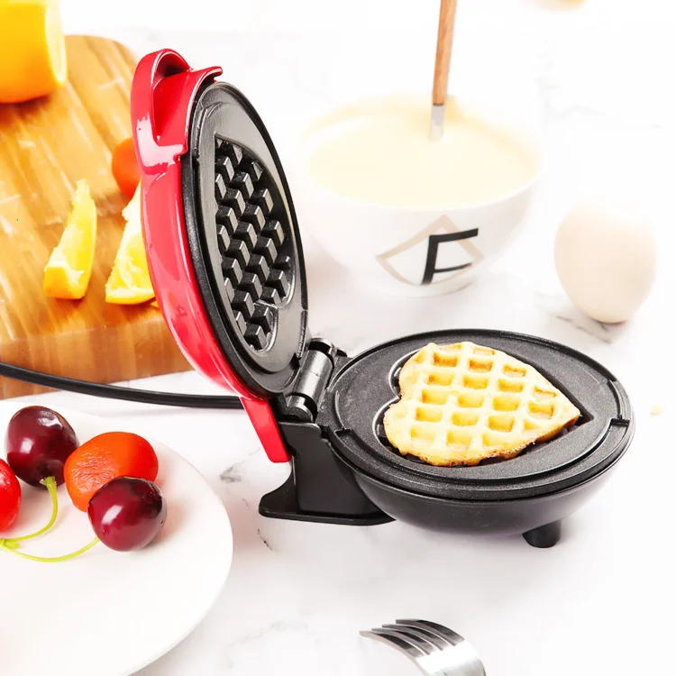 Description Picture 5 of item220V EU Plug Mini Electric Waffles Maker Bubble Egg Cake Oven Breakfast Love Heart Shaped Waffle Maker Cooking Appliance