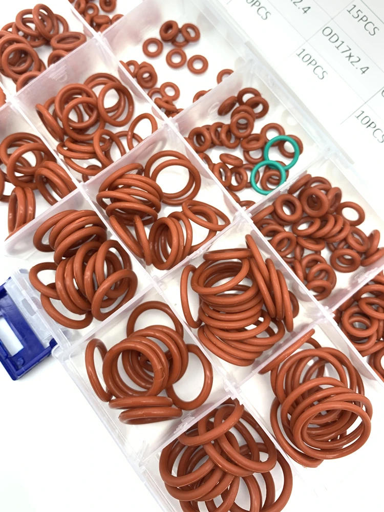 Description Picture 3 of itemO Rings Rubber Silicone O Ring Seal NBR VMQ FKM Sealing O-rings Nitrile Washer Rubber oring set Assortment Kit Set Box Ring