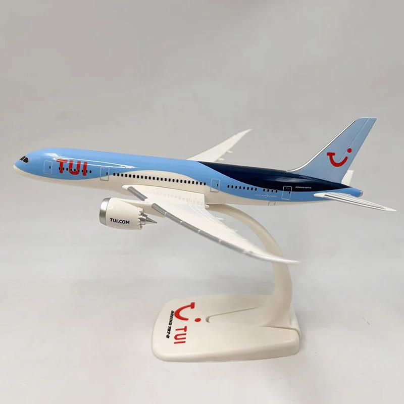 Description Picture 5 of item1/250 B787-8 TUI Fly Tuifly Airlines ABS Plastic Airplane Model Toys Aircraft Plane Model Toy Assembly Resin for Collection
