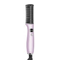 wireless hair straightener hair curler comb purple brush 2 in 1 Hot Comb Wet Dry Use Hair Flat Irons Hot Heating Comb For Hair