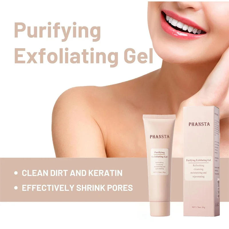 Description Picture 4 of itemFace Purifying Exfoliating Gel,Pore Cleansing Skincare,Body Exfoliator Scrub,Facial Refreshing Moisturizing Rejuvenating Cleaner
