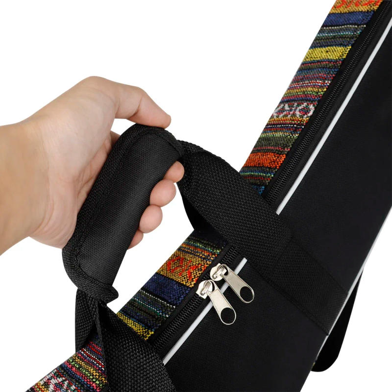 Description Picture 6 of itemIRIN Mandolin Case Mandolin Oxford Gig Bag With Adjustable Shoulder Strap Colorful Striped Handbag Stringed Instrument Backpack