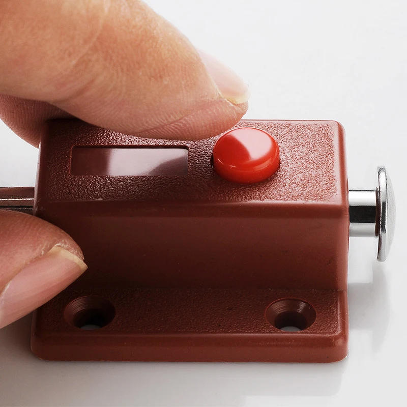 Description Picture 2 of item2Pcs Door Bolts Latch Lock for Door Window Cabinet Box Cupboard Slide Locker Home Safety Bolt DIY Furniture Hardware