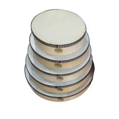 Hand Drum Wooden Tambourine Kids Percussion Toy Wood Frame Drum 6/8/10inch For Children Music Game Convenient To Carry Around